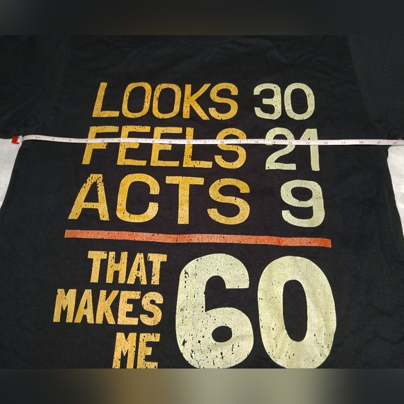 Men's Novelty Funny Hilarious 60th Birthday Graphic T-Shirt Gift Idea Size L NEW - Picture 4 of 4